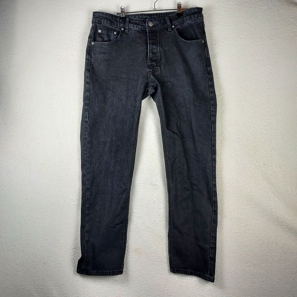 Ksubi Chitch Jeans Mens 33 Black Slim Straight Denim Streetwear